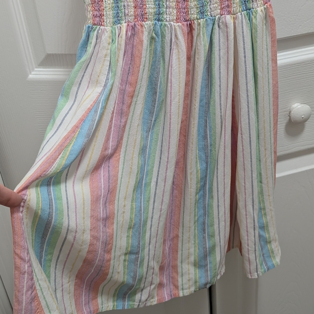 Angie Pastel Striped Mini Dress - Picture 2 of 6